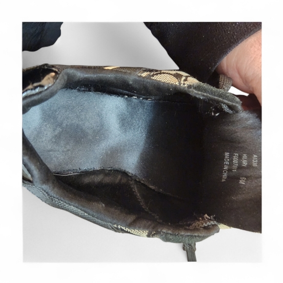 Coach Hillary Black and Cream Women's Lace Up Sneakers Size 6 - Picture 9 of 9